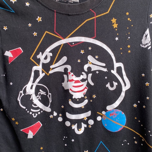True Religion Galaxy Tee T Shirt Unisex Women size Small Girl’s size Large 14 - Picture 3 of 9